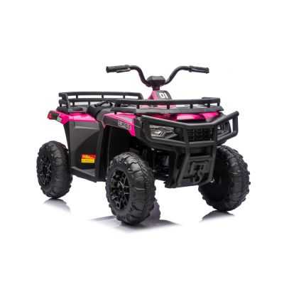 Vaikiškas Elektrinis Keturratis WOLF ATV 4x4 ATV, Rožinis