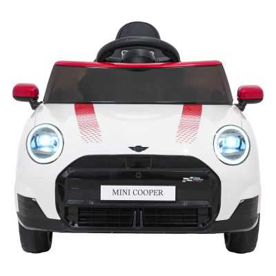 Vaikiškas Elektromobilis Mini Cooper, Baltas