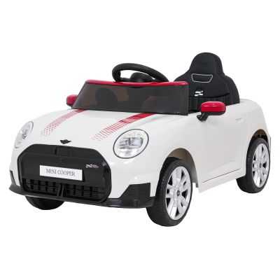 Vaikiškas Elektromobilis Mini Cooper, Baltas