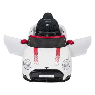 Vaikiškas Elektromobilis Mini Cooper, Baltas