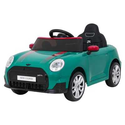 Vaikiškas Elektromobilis Mini Cooper, Žalias