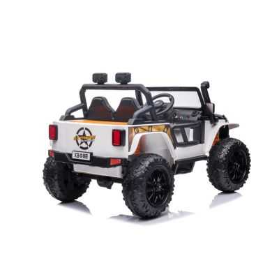 Vaikiškas elektromobilis Jeep Monster, Baltas