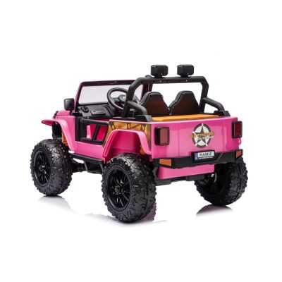 Vaikiškas elektromobilis Jeep Monster, Rožinis