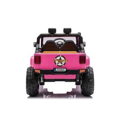 Vaikiškas elektromobilis Jeep Monster, Rožinis