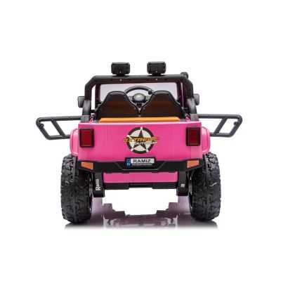 Vaikiškas elektromobilis Jeep Monster, Rožinis