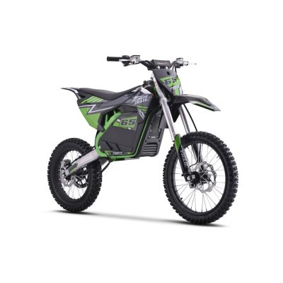 Vaikiškas elektrinis motociklas POWER TRAIL, Žalias