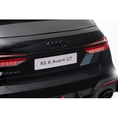 Vaikiškas elektromobilis Audi RS6 Avant GT, Juodas