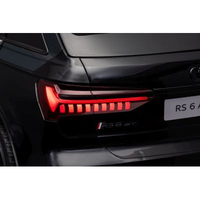 Vaikiškas elektromobilis Audi RS6 Avant GT, Juodas