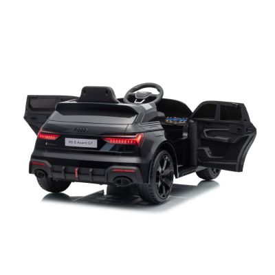 Vaikiškas elektromobilis Audi RS6 Avant GT, Juodas
