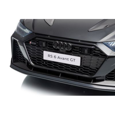 Vaikiškas elektromobilis Audi RS6 Avant GT, Juodas