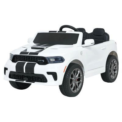 Vaikiškas elektromobilis Dodge Durango, Baltas