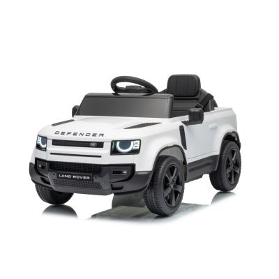 Vaikiškas elektromobilis Land Rover Defender, Baltas