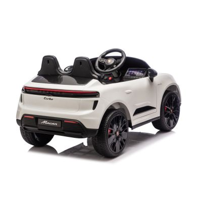Vaikiškas elektromobilis Porsche Macan, Baltas