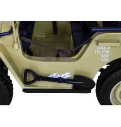 Vaikiškas elektrinis sunkvėžimis Retro 4x4 24V, Smėlio