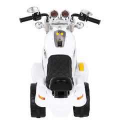 Vaikiškas Elektrinis motociklas Hot Chopper, Baltas