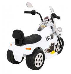 Vaikiškas Elektrinis motociklas Hot Chopper, Baltas