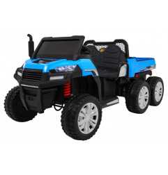 Vaikiškas Elektrinis Sunkvežimis Farmer, Mėlynas