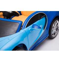 Vaikiškas Elektromobilis Bugatti Chiron, Mėlynas