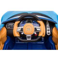 Vaikiškas Elektromobilis Bugatti Chiron, Mėlynas