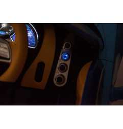 Vaikiškas Elektromobilis Bugatti Chiron, Mėlynas