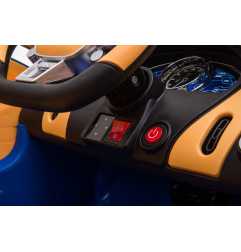 Vaikiškas Elektromobilis Bugatti Chiron, Mėlynas