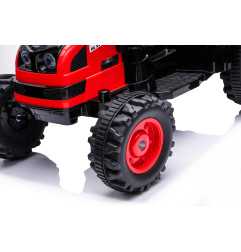 Vaikiškas Elektrinis Traktorius/Ekskavatorius HL389, Raudonas