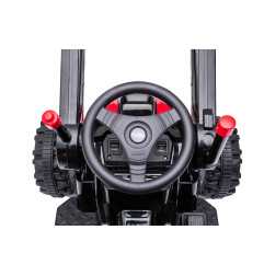 Vaikiškas Elektrinis Traktorius/Ekskavatorius HL389, Raudonas