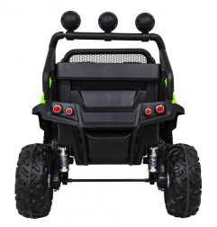 Vaikiškas Elektromobilis Mercedes BENZ UNIMOG, Žalias