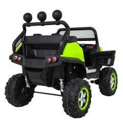 Vaikiškas Elektromobilis Mercedes BENZ UNIMOG, Žalias