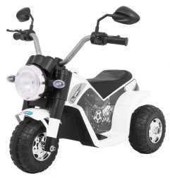 Vaikiškas Elektrinis motociklas MiniBike, Baltas