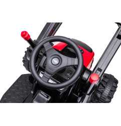 Vaikiškas Elektrinis Traktorius/Ekskavatorius HL389, Raudonas