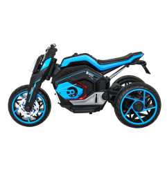 Vaikiškas elektrinis triratis motociklas Future, Mėlynas