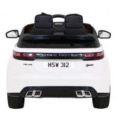 Vaikiškas Elektromobilis Range Rover Velar, Baltas