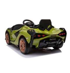 Vaikiškas Elektromobilis Lamborghini SIAN, Žalias