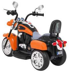 Vaikiškas elektrinis motociklas Chopper NightBike, Oranžinis