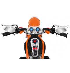 Vaikiškas elektrinis motociklas Chopper NightBike, Oranžinis