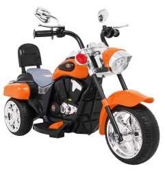 Vaikiškas elektrinis motociklas Chopper NightBike, Oranžinis