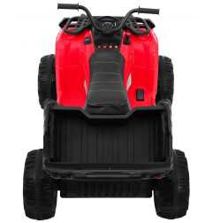 Vaikiškas elektrinis keturratis Quad XL ATV su nuotolinio valdymo pultu, Raudonas