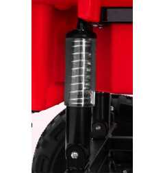 Vaikiškas elektrinis keturratis Quad XL ATV su nuotolinio valdymo pultu, Raudonas