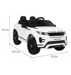 Vaikiškas Elektromobilis Range Rover Evoque Baltas
