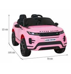 Vaikiškas Elektromobilis Range Rover Evoque rožinis - 2