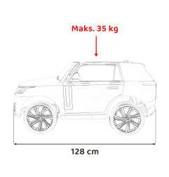Vaikiškas Elektromobilis Range Rover Lift, Raudonas - 18