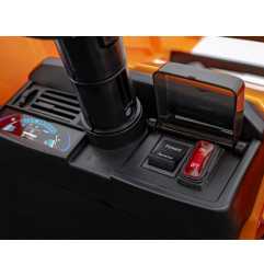 Vaikiškas Elektrinis Traktorius/Ekskavatorius  JCB 2in1, Geltonas