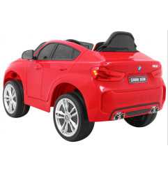 Vaikiškas Elektromobilis BMW X6M, Raudonas