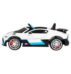 Vaikiškas Elektromobilis Bugatti Divo, Baltas - 3
