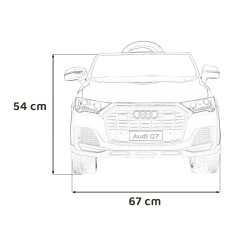 Vaikiškas Elektromobilis Audi Q7 NEW LIFT, Raudonas