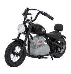 Vaikiškas Elektrinis motociklas Chopper SPEED, Pilkas