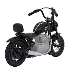 Vaikiškas Elektrinis motociklas Chopper SPEED, Pilkas