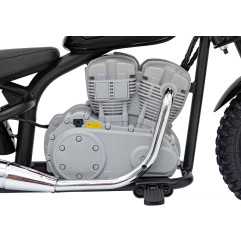Vaikiškas Elektrinis motociklas Chopper SPEED, Pilkas