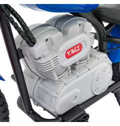 Vaikiškas Elektrinis motociklas Chopper SPEED, Mėlynas - 9